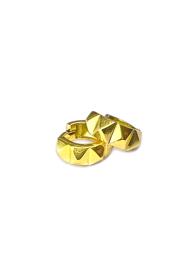 APEX – Luxe Solid Gold Huggie Hoops