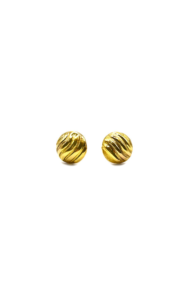 LUNA – Solid Gold Stud Earrings