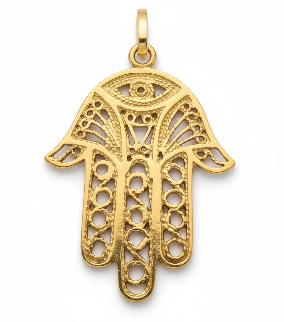 HAMSA – Solid Gold Charm