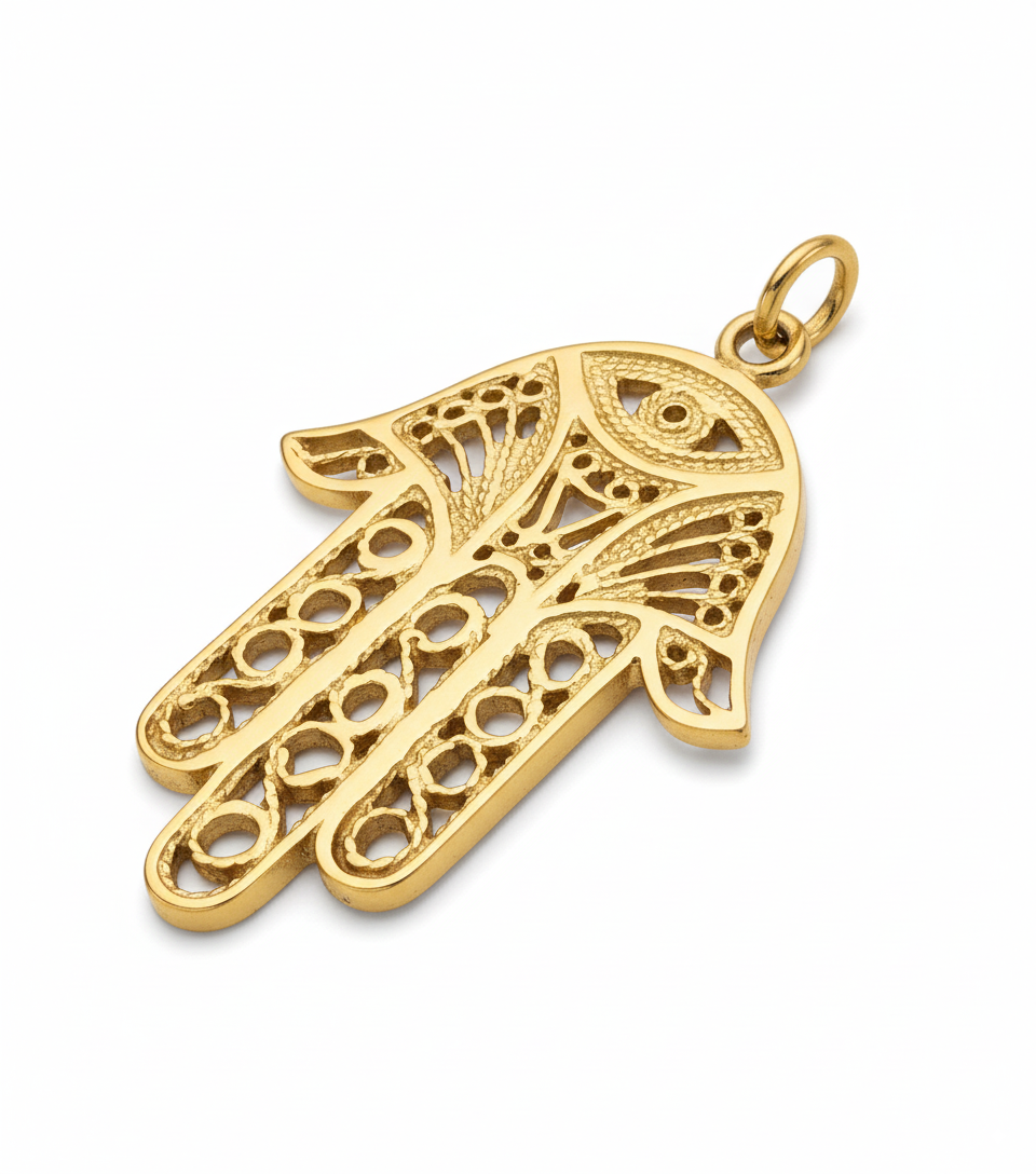 HAMSA – Solid Gold Charm
