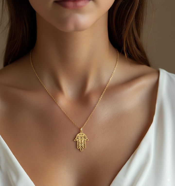 HAMSA – Solid Gold Charm