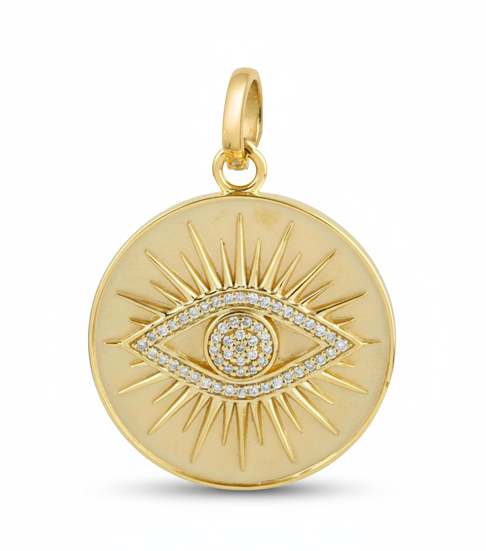 EVIL EYE – Solid Gold Charm