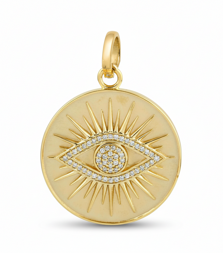 EVIL EYE – Solid Gold Charm