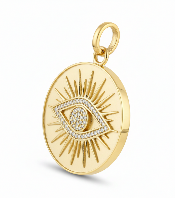 EVIL EYE – Solid Gold Charm