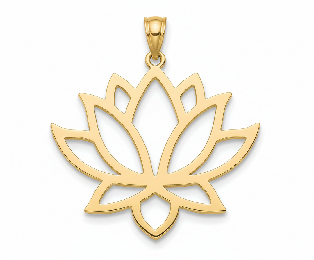 LOTUS – Solid Gold Charm