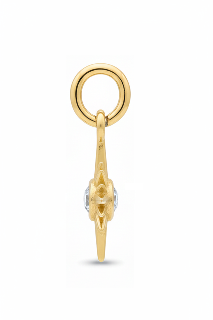 SUN – Solid Gold Charm