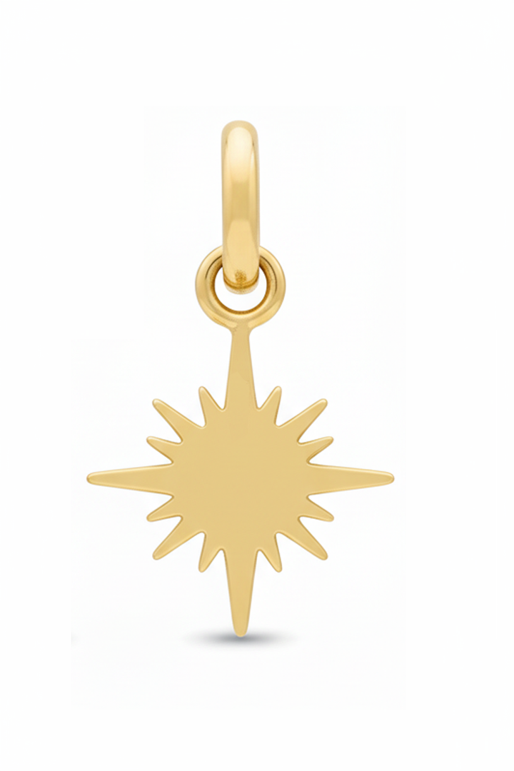 SUN – Solid Gold Charm