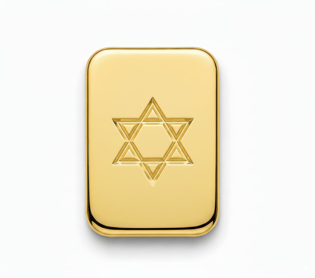 SOLER Star of David Gold Bar