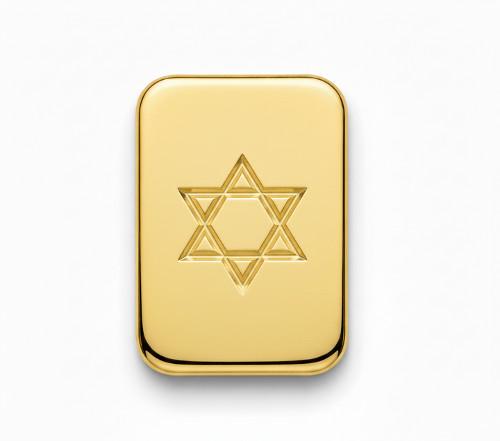 SOLER Star of David Gold Bar