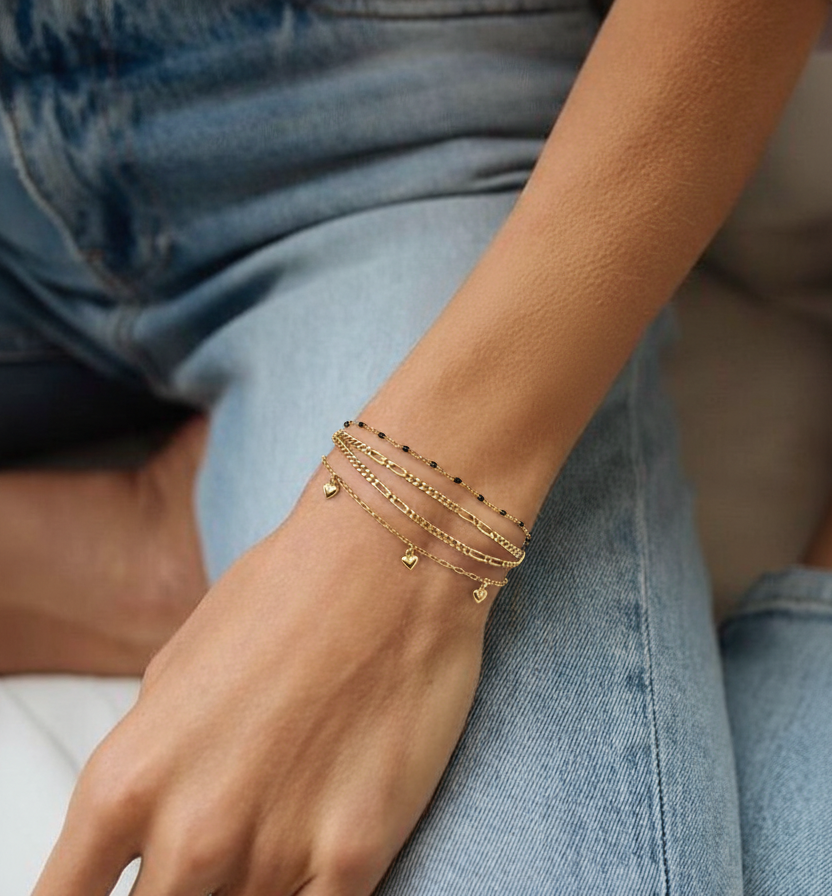 LOVEHEART – Solid Gold Bracelet