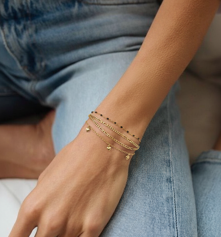 LOVEHEART – Solid Gold Bracelet
