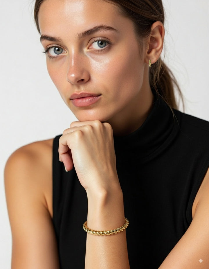 WAVY – Solid Gold Bracelet