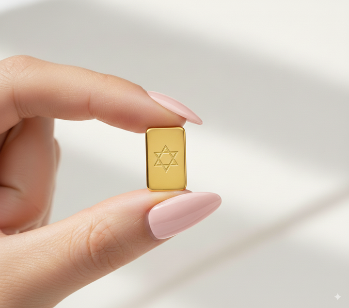 SOLER Star of David Gold Bar