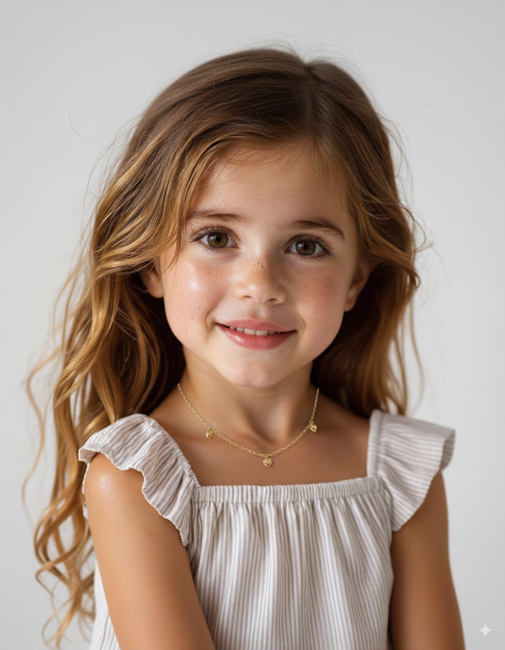 SOLER HEART – Solid Gold Necklace