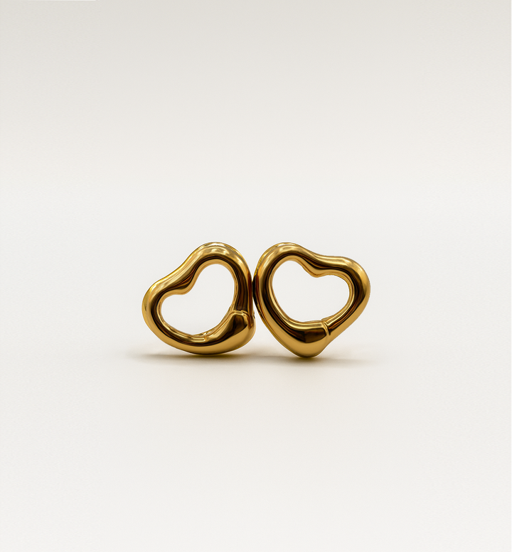 CORA – Solid Gold Stud Earrings
