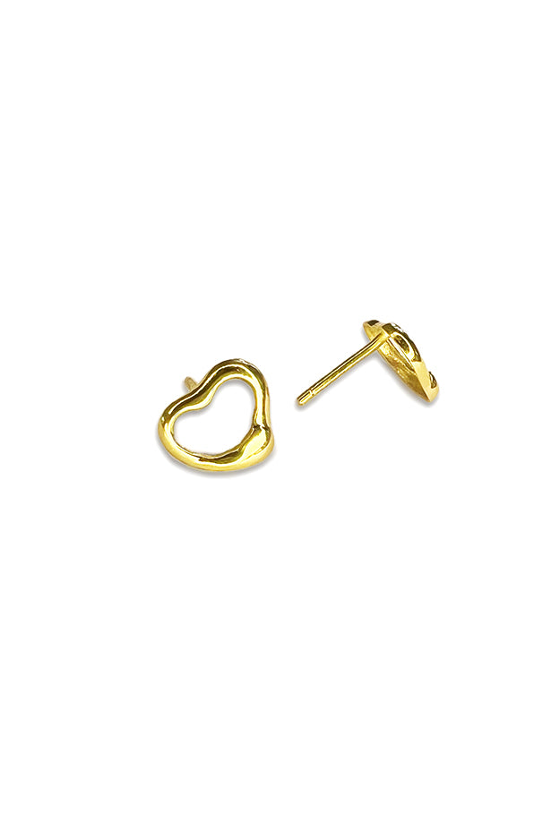CORA – Solid Gold Stud Earrings