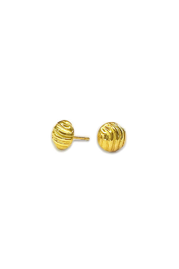 LUNA – Solid Gold Stud Earrings