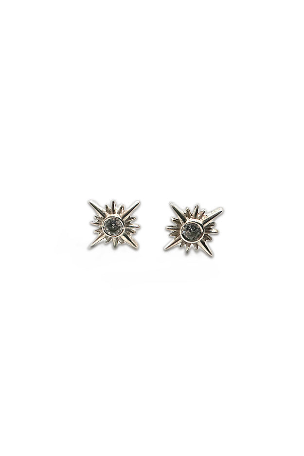 AURA – Solid Silver Stud Earrings