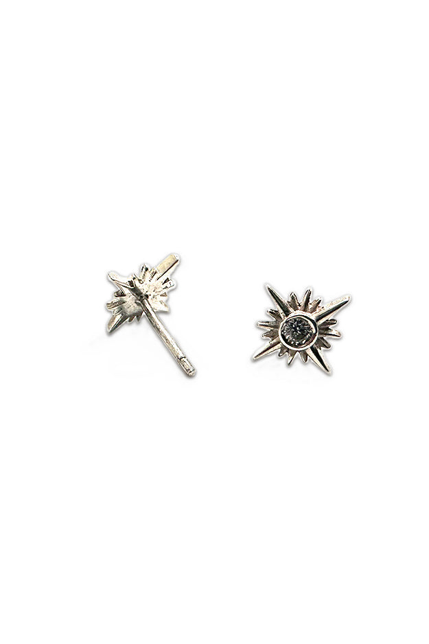 AURA – Solid Silver Stud Earrings