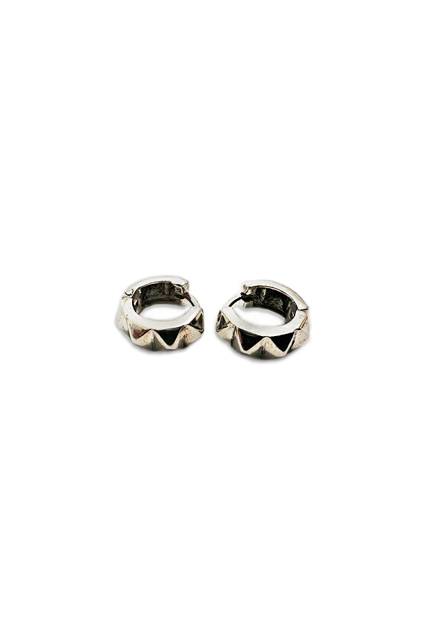 APEX – Solid Silver Huggie Hoop Earrings