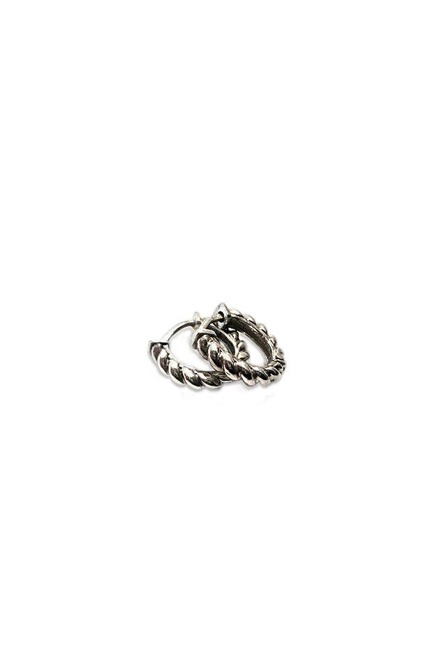 SHELL – Solid Silver Huggie Hoop Earrings
