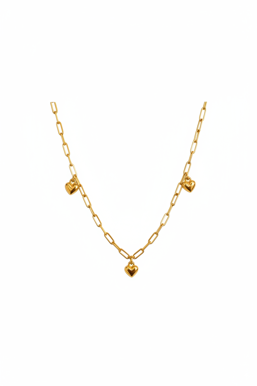 SOLER HEART – Solid Gold Necklace