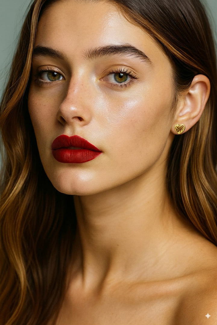 SOL – Solid Gold Stud Earrings