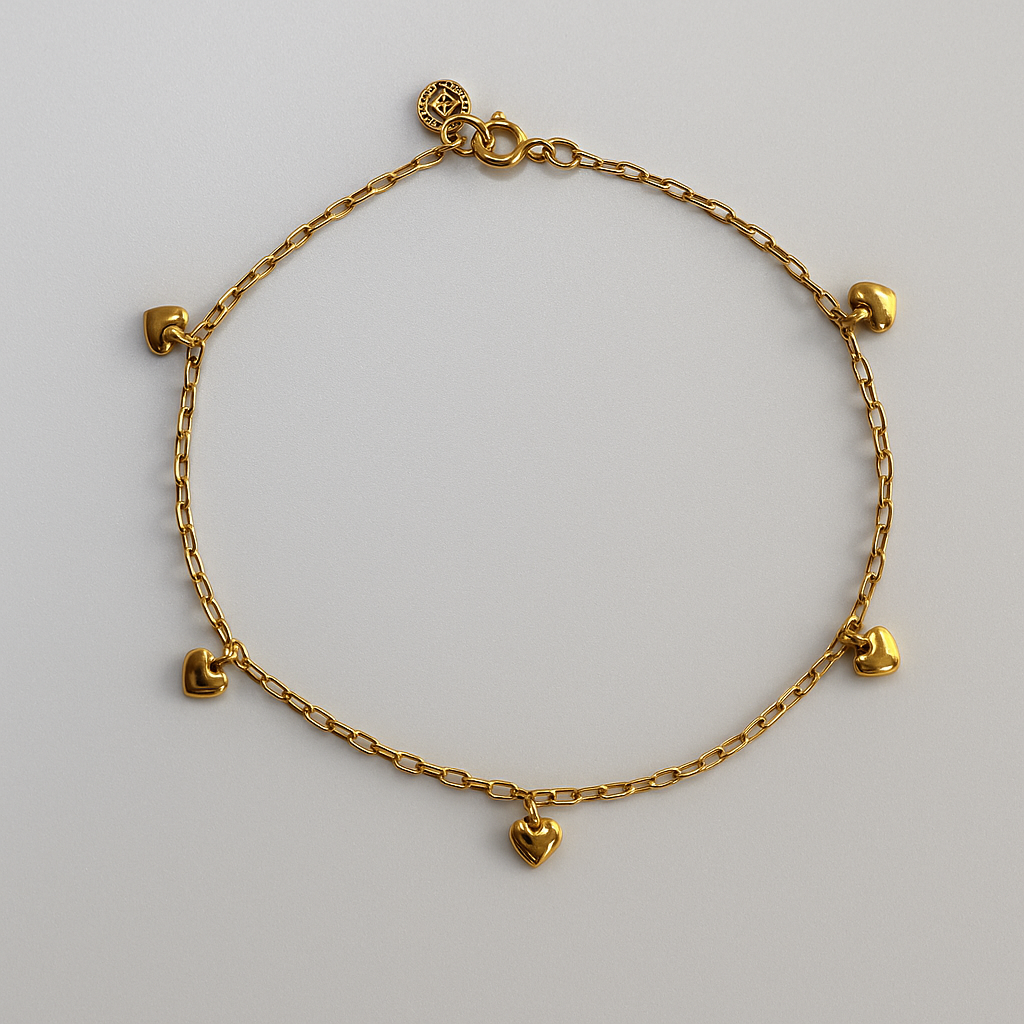 LOVEHEART – Solid Gold Bracelet