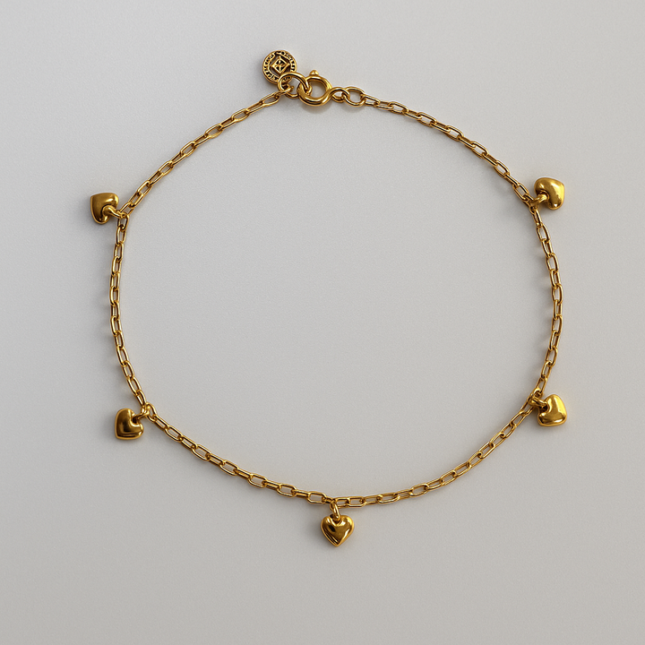 LOVEHEART – Solid Gold Bracelet